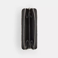 Zip Around Wallet Checkerboard Upcrafted Leather