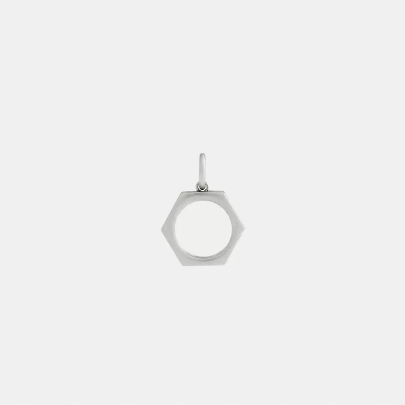 Hex Nut Single Earring