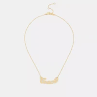Coach Nameplate Necklace