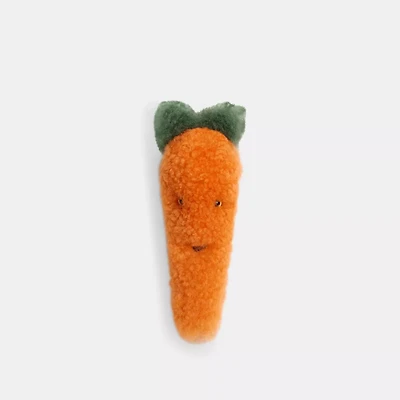 Carroty Shoe Charm In Shearling