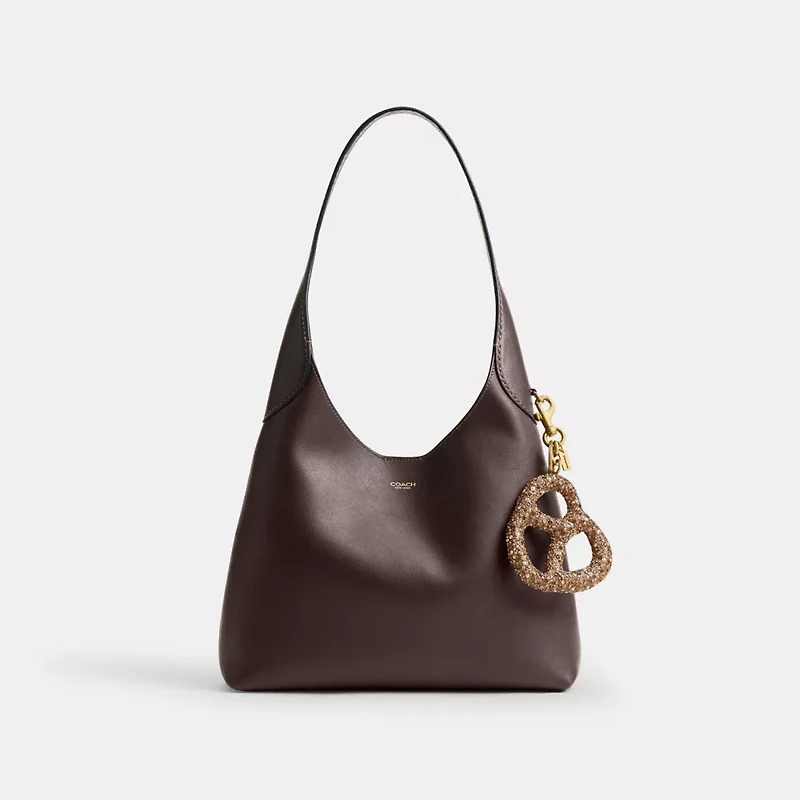 Crystal Pretzel Bag Charm