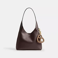 Crystal Pretzel Bag Charm