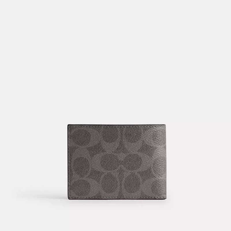 Slim Billfold Wallet In Signature Canvas