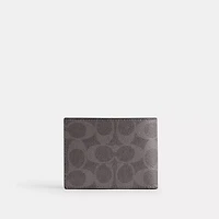 Slim Billfold Wallet In Signature Canvas