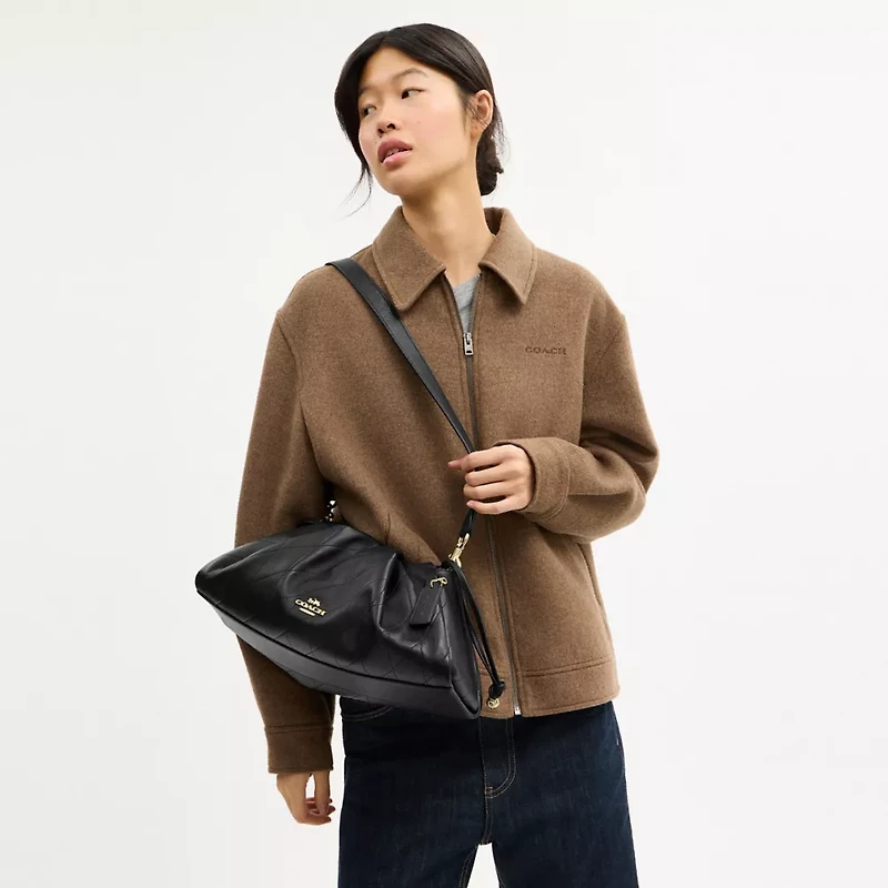 Faye Large Shoulder Bag With Quilting