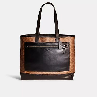 Restored Academy Travel Tote In Signature Canvas