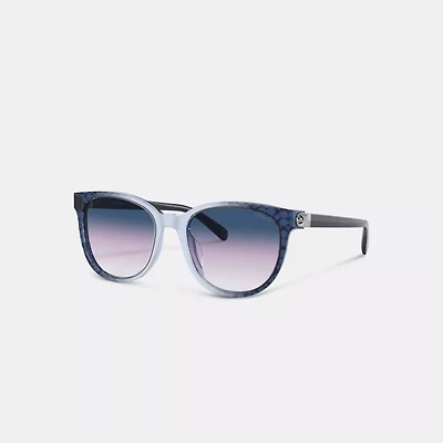Horse And Carriage Round Sunglasses