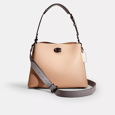 Restored Willow Shoulder Bag In Colorblock