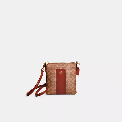 Restored Kitt Messenger Crossbody In Colorblock Signature Canvas