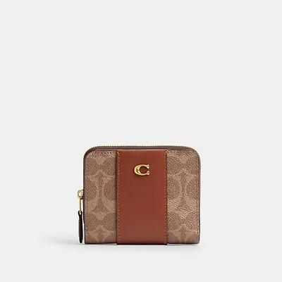 Essential Billfold Wallet In Colorblock Signature Canvas