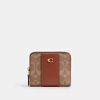 Essential Billfold Wallet In Colorblock Signature Canvas