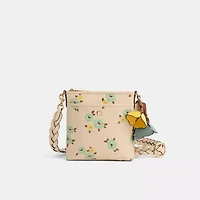 Upcrafted Kitt Messenger Crossbody With Floral Print