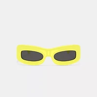 Chunky Narrow Rectangle Sunglasses