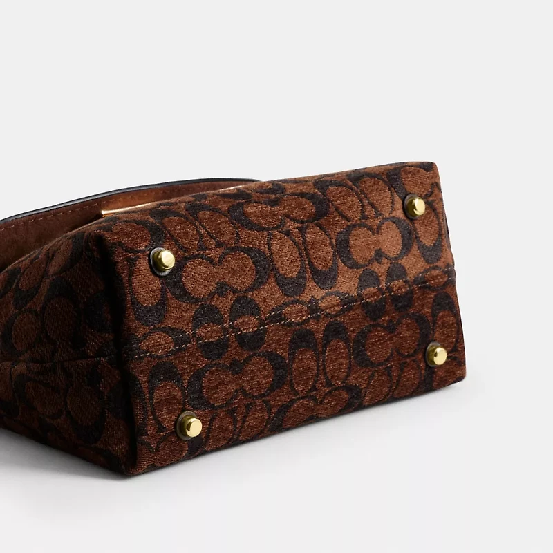 Emory Top Handle Bag Signature Chenille