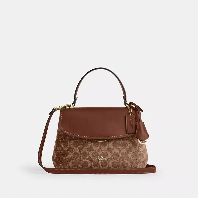 Emory Top Handle Bag In Signature Chenille