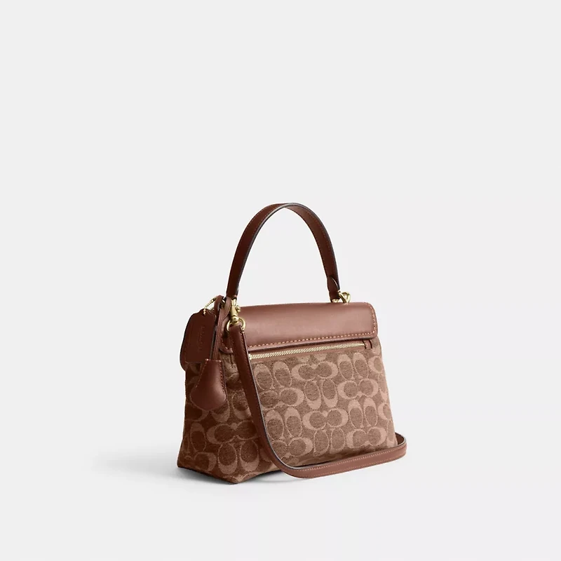 Emory Top Handle Bag In Signature Chenille