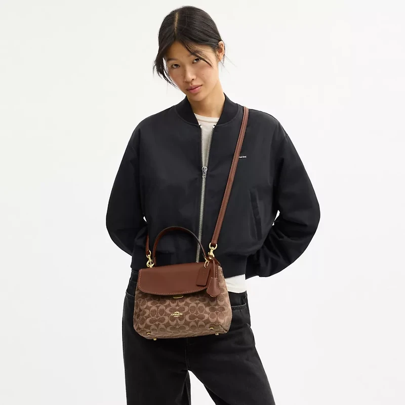 Emory Top Handle Bag In Signature Chenille