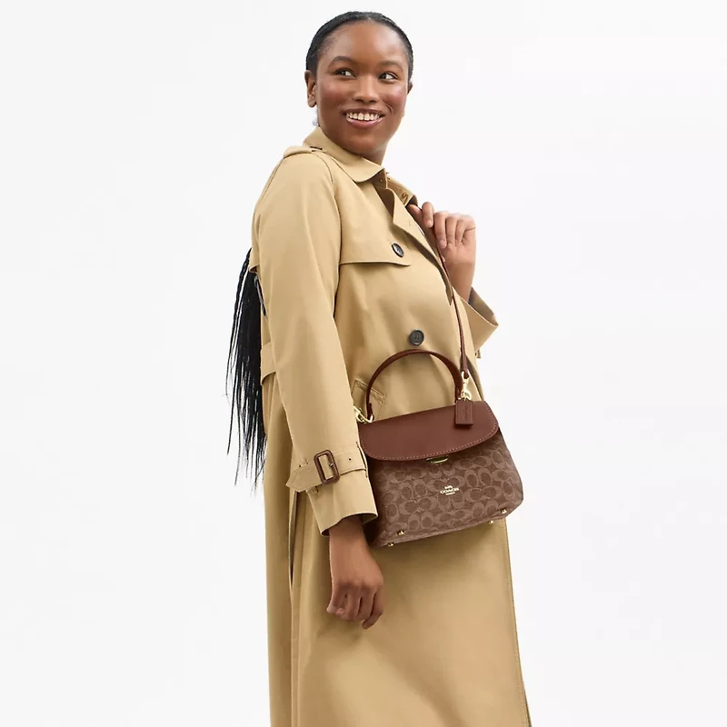 Emory Top Handle Bag In Signature Chenille