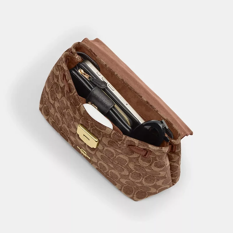 Emory Top Handle Bag In Signature Chenille