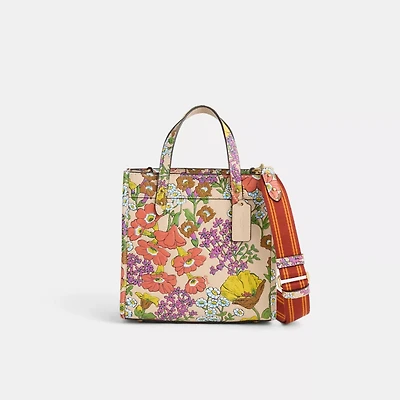 Restored Field Tote 22 With Floral Print