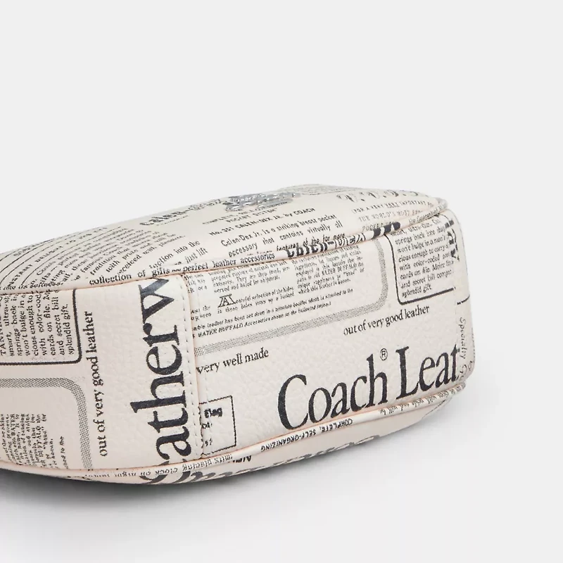 Carmen Mini Crossbody Bag With Newspaper Print