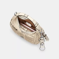 Carmen Mini Crossbody Bag With Newspaper Print