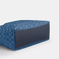 Station Tote Bag In Signature Denim