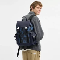 Clark Backpack In Signature Camo Print