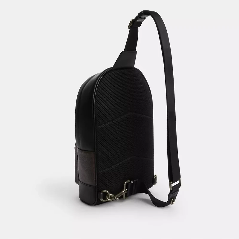 West Pack In Signature Canvas With Varsity Stripe