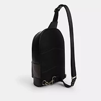 West Pack In Signature Canvas With Varsity Stripe