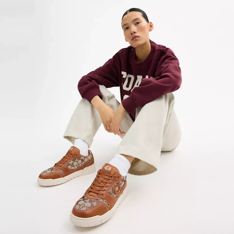 Soho Sneaker Crystal Signature Jacquard