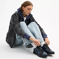 High Line Sneaker Signature Canvas With Camo Print