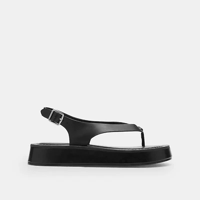 Sculpted C Platform Thong Sandal