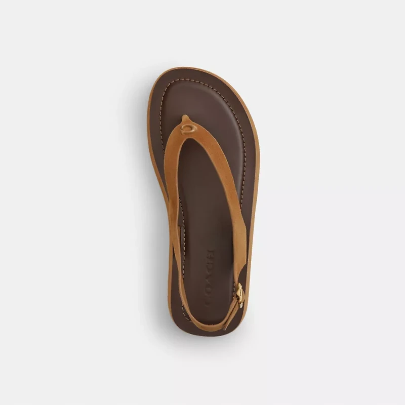 Sculpted C Platform Thong Sandal