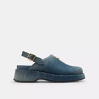 Sculpted C Platform Clog Loved Denim
