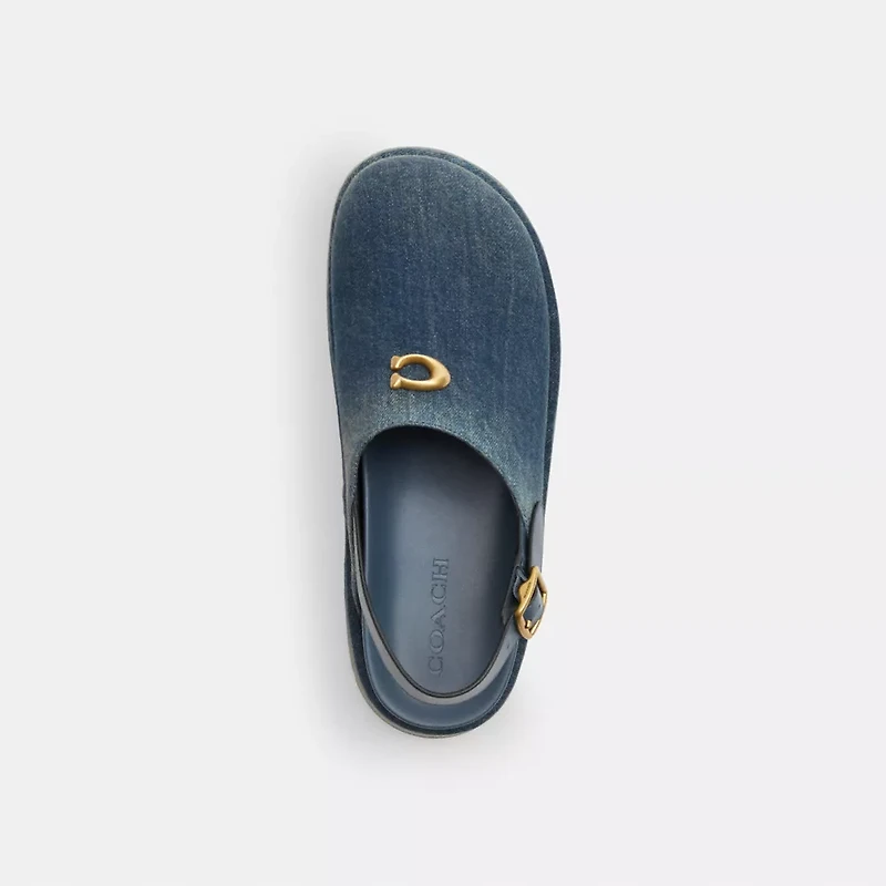 Sculpted C Platform Clog Loved Denim