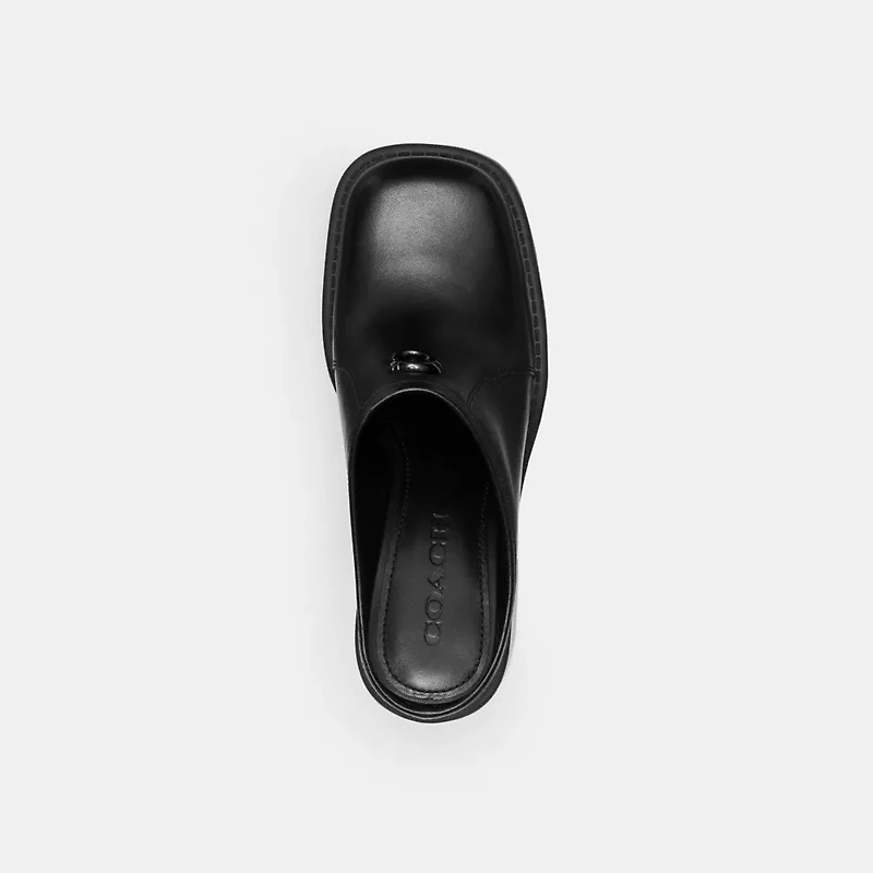 Sculpted C Heeled Mule