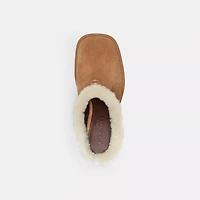Sculpted C Heeled Mule