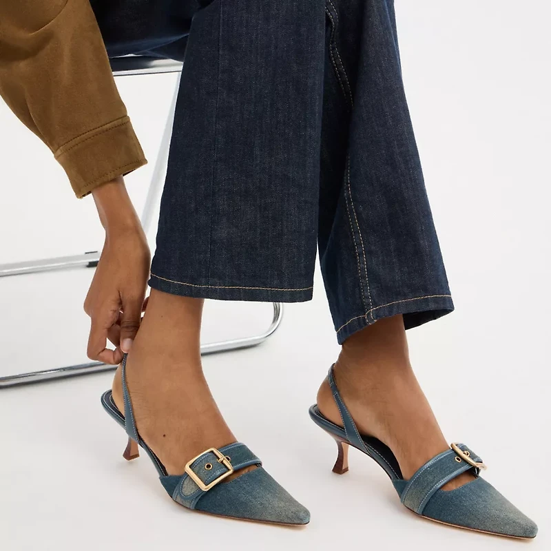 Margot Slingback Loved Denim