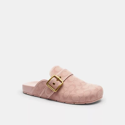 Archival Buckle Clog Signature Jacquard Canvas