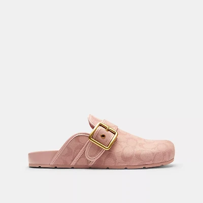 Archival Buckle Clog Signature Jacquard Canvas