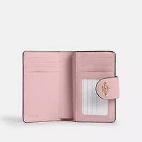 Medium Corner Zip Wallet In Signature Denim