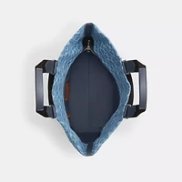 Small Tour Tote Bag In Signature Denim