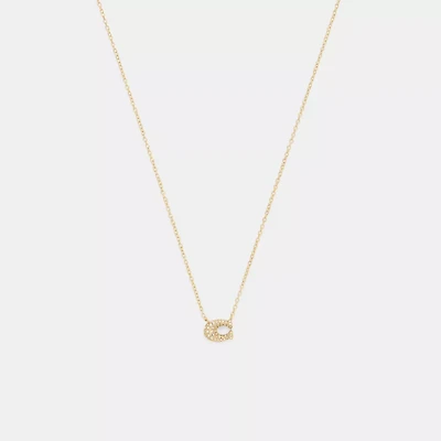 Pavé C Necklace