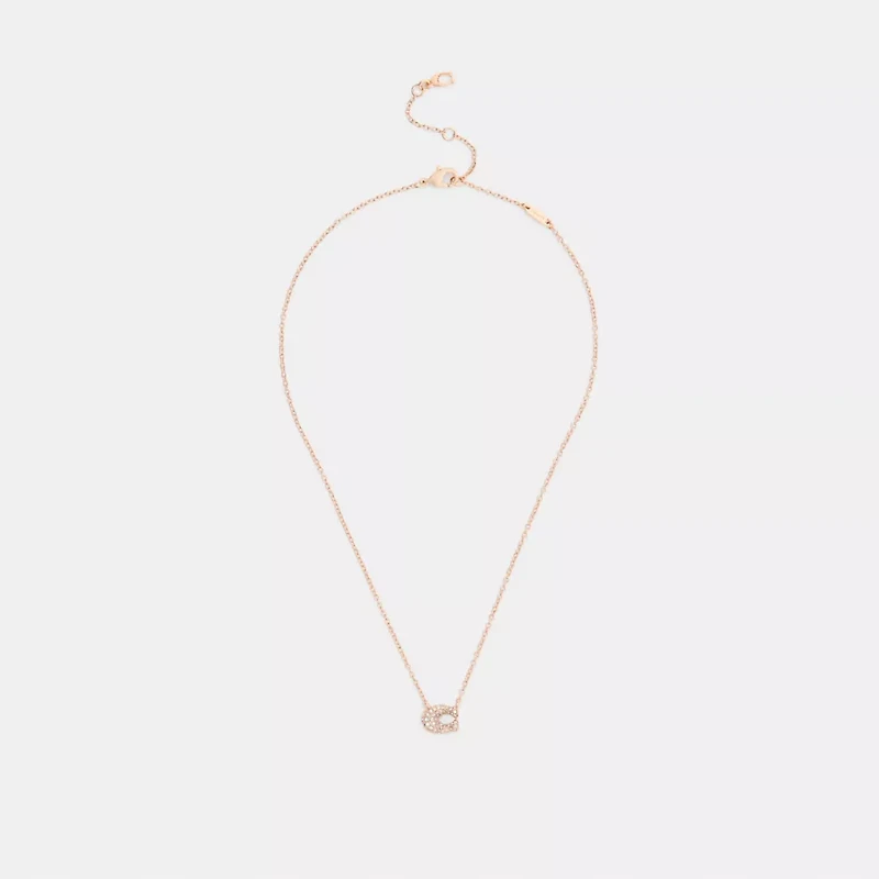 Pavé C Necklace
