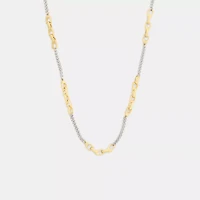Linked C Necklace