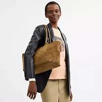 Alter/Ego Large Tote Bag In Upcrafted Suede
