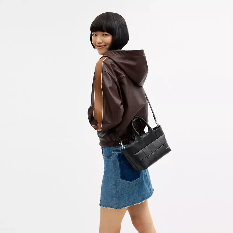 Alter/Ego Small Tote Bag Upcrafted Leather