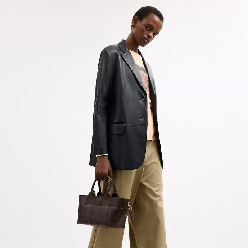 Alter/Ego Small Tote Bag Upcrafted Leather