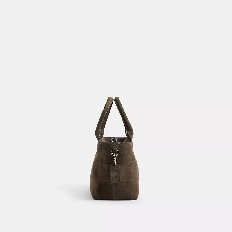 Alter/Ego Small Tote Bag In Upcrafted Suede